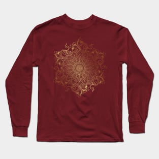 Mandala - Golden Long Sleeve T-Shirt